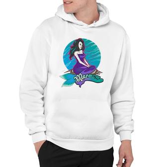 Cute Mermaid Mom For Stylist Women And Mothers Hoodie | Mazezy
