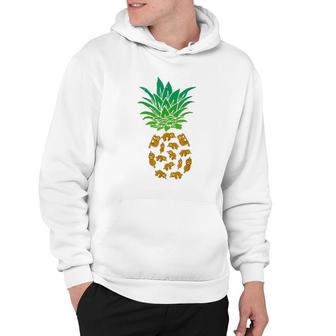 Cute Pineapple Sloth Sloth Lovers Gift Hoodie | Mazezy