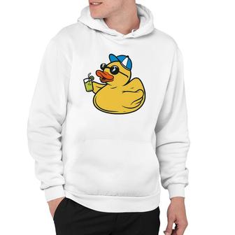 Cute Rubber Ducky Sunglasses Summer Party Duck Toy Kids Hoodie | Mazezy