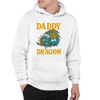 Daddy Dragon Mythical Father's Day Dad Legendary Creature Hoodie | Mazezy