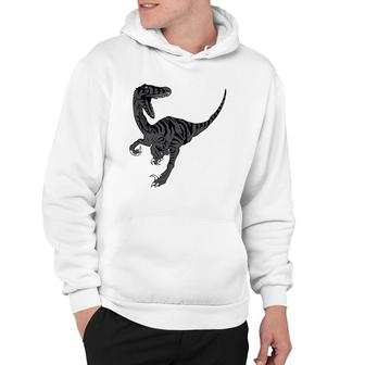 Dinosaur Lover Gift - Velociraptor Lovers Gift Hoodie | Mazezy