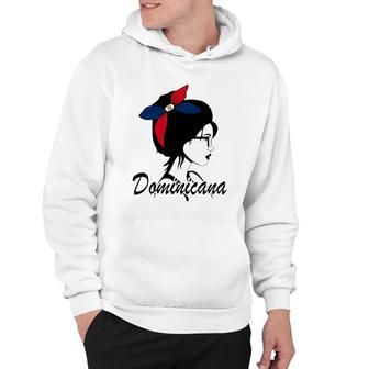 Dominicana Girl Dominican Mujer Dominican Republic Flag Hoodie | Mazezy