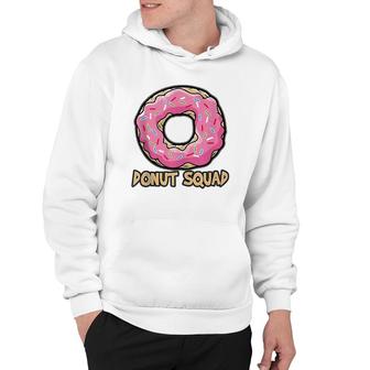 Donut Squad Funny Tasty Lover Fast Food Cafe Truck Gift Hoodie | Mazezy UK