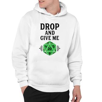 Dragons Game Master And D20 Twenty Sided Die Dice Dungeons Hoodie | Mazezy
