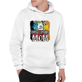 Finnish Lapphund Mom Dog Lover Watercolor Mother's Day Hoodie | Mazezy