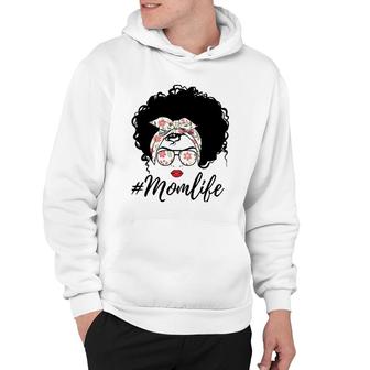 Floral Flower Mom Afro Hair Mother's Day 2021 Ver2 Hoodie | Mazezy