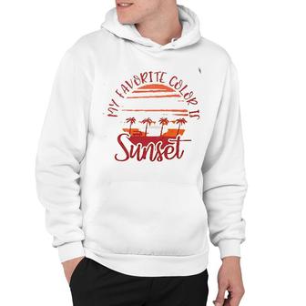 Funny Beach Vintage Sunglasses Beach Funny Graphic Retro Vacation Hoodie - Thegiftio