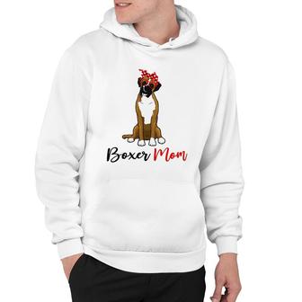 Funny Boxer Mom Dog Lover Mother's Day Hoodie | Mazezy