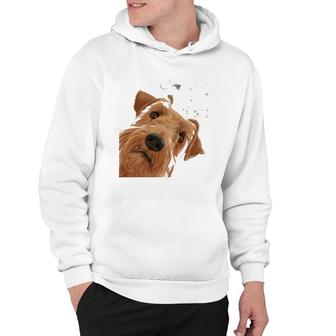 Funny Curious Dog Irish Terrier Hoodie | Mazezy