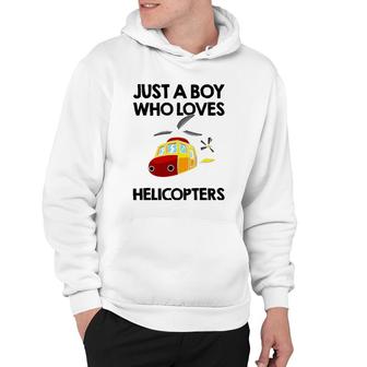 Funny Helicopter Gift Boys Toddler Kids Men Pilot Aviator Hoodie | Mazezy