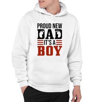 Funny Proud New Dad It's A Boy Gift For Men Cool New Father Hoodie | Mazezy