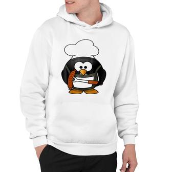 Funnypenguin Cooking Grill-Barbeque Or Dads Bbq Gift Hoodie | Mazezy