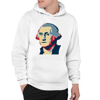 George President Washington Pop Art Hoodie | Mazezy