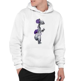 Go Rhino Stands On Two Legs Hoodie | Mazezy