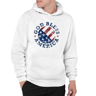 God Bless America Flag 4Th Of July Independence Day Hoodie