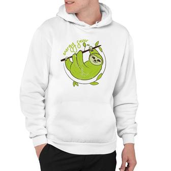 Green Three Toed Sloth Hoodie | Mazezy