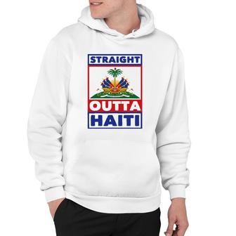 Haiti Haitian America Flag Love Straight Roots Ayiti Proud Hoodie | Mazezy