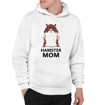 Hamster Mom Funny Hamster Mama V-Neck Hoodie | Mazezy