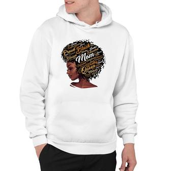 Happy Mother’S Day Black Mom Queen Afro African Woman Hoodie | Mazezy