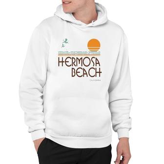 Hermosa Beach California Surf Light Hoodie | Mazezy