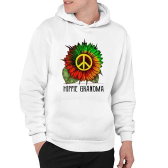 Hippie Grandma Sunflower Gift For Mother's Day Hoodie | Mazezy