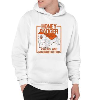 Honey Badger Funny Hoodie | Mazezy