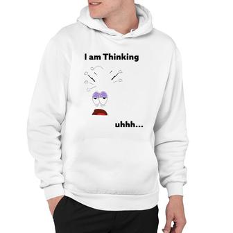 I Am Thinking Humor Out Of Thinking Funny Men Hoodie | Mazezy