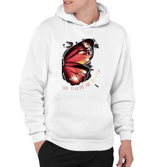 I Gave Her Wings She Taught Me To Fly Friend Couple Hoodie | Mazezy