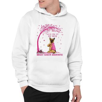 I Wear Pink For My Mom German Shepherd Breast Cancer Gift Hoodie | Mazezy