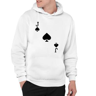 Jack Of Spades Costume Halloween Deck Of Cards Hoodie | Mazezy