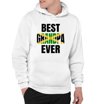 Jamaican Grandpa Dad Uncle Birthday Jamaica Flag Gift Hoodie | Mazezy