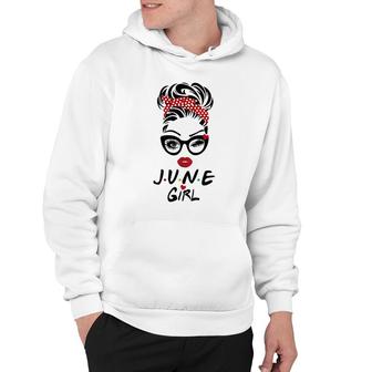 June Girl Wink Eye Hoodie | Mazezy