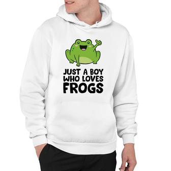 Just A Boy Who Loves Frogs Hoodie | Mazezy