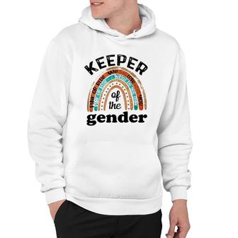 Keeper Of The Gender Rainbow Gender Reveal Baby Shower Hoodie | Mazezy DE