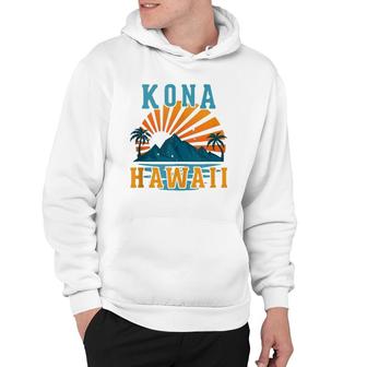Kona Hawaii Sunset Beach Ocean Hoodie | Mazezy