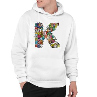 Letter K Alphabet K Name Initial Monogrammed S Hoodie | Mazezy