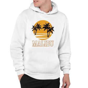 Malibu Retro 70'S Vintage Beach Vacation Gift Hoodie | Mazezy