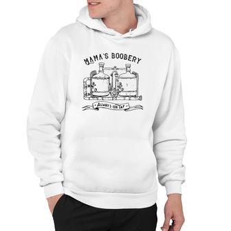 Mama's Boobery Always On Tap Funny Brewery Vintage Hoodie | Mazezy