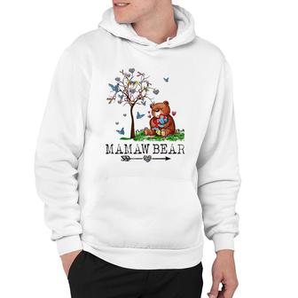 Mamaw Bear Autism Awareness Love Support Autism Hoodie | Mazezy