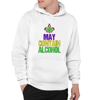 May Contain Funny Mardi Gras Hoodie | Mazezy