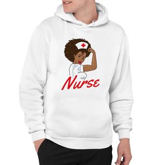 Melanin Black Nurse Clothing Gift African American Women Hoodie | Mazezy