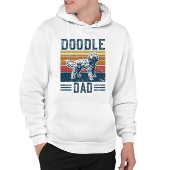 Mens Funny Vintage Doodle Dad - Aussie Doodle & Goldendoodle Hoodie | Mazezy