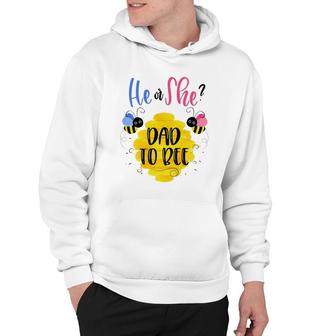 Mens Gender Reveal What Will It Bee Theme He Or She Dad Inspired Hoodie | Mazezy