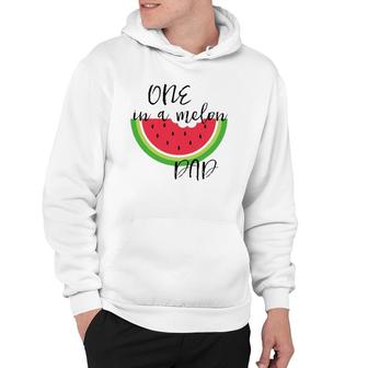 Mens One In A Melon Dad Matching Birthday Gift Sets Parents Men Hoodie | Mazezy