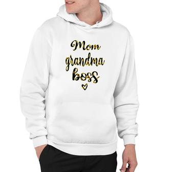Mom Grandma Boss Sunflower Hoodie | Mazezy