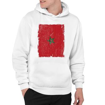 Moroccan Morocco Flag Soccer And General Sports Hoodie | Mazezy