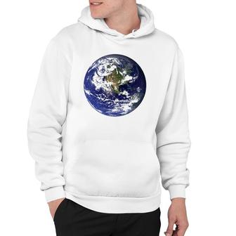 Mother Earth As Seen From Space Hoodie | Mazezy