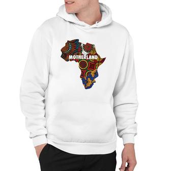 Motherland African American Map Tees By Berts Hoodie | Mazezy