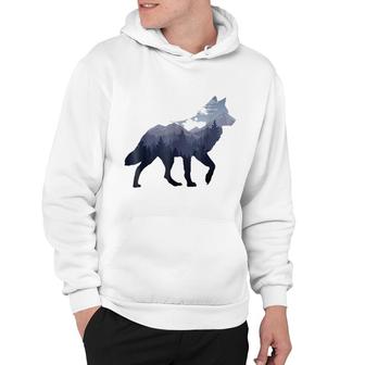 Moutain Wolf Hoodie | Mazezy