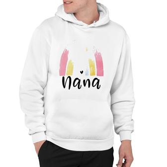 Nana Rainbow For Women Grandma Mother's Day Christmas Hoodie | Mazezy